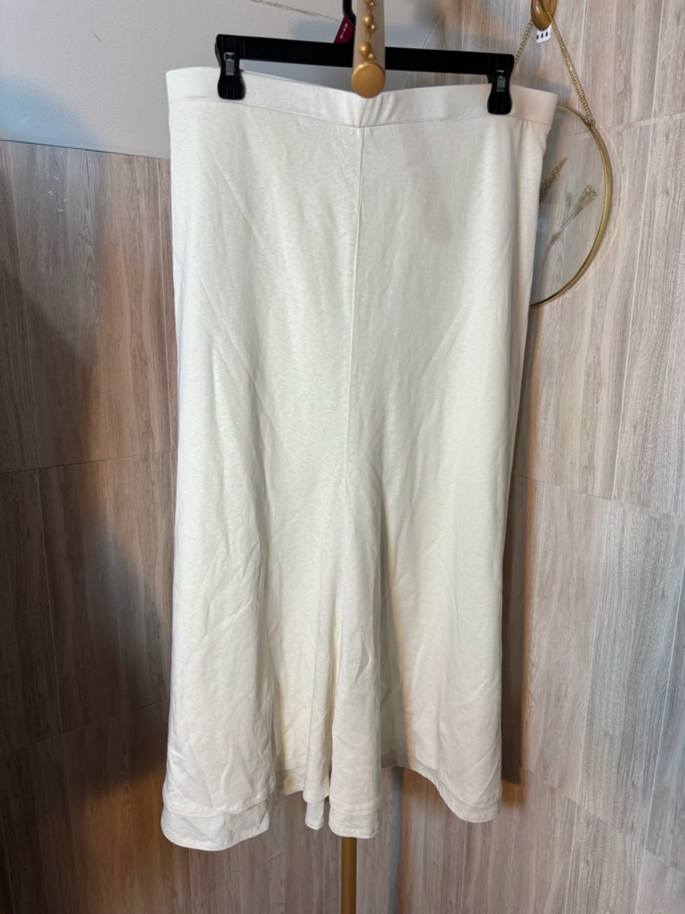 OGL Cream Maxi Skirt